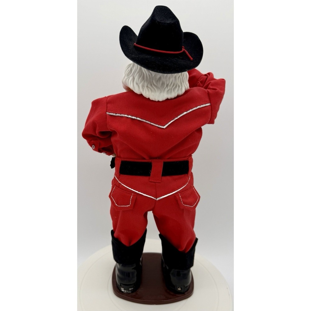 Vintage 1998 Christmas Fantasy Ltd Cowboy Santa Western 16"‎ *READ* Holly Jolly - Picture 12 of 16